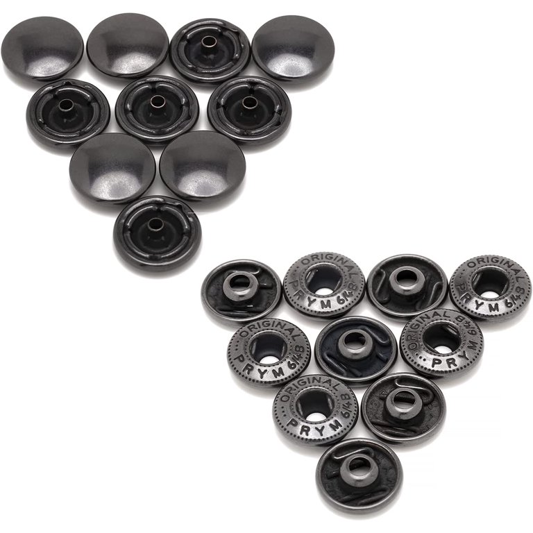 Wholesale 100sets/lot 15mm #484/831 four part brass metal button spring snap  button snap fasteners silver, bronze, black FP-003 - AliExpress