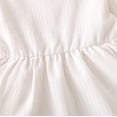 thumbnail image 5 of StylesILove Baby Toddler Girls Solid Ruffle Hem Long Puff Sleeve Corduroy Dress Princess Casual Spring Fall Outfit (18 Months, White), 5 of 7