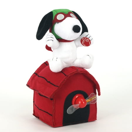 Peanuts 10.5 Inch Plush Snoopy Sit On House