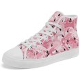 thumbnail image 5 of Aidianart Flamingo High Top Canvas Sneakers Womens High Top Shoes Size 5, 5 of 5