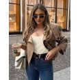 thumbnail image 4 of Oudiya 2 Pack Women Long Sleeve Shirts Scoop Neck Tops Slim Fit Undershirts Basic Thermal Tee Shirt, XS-2XL, 4 of 6