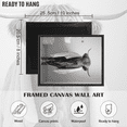 thumbnail image 7 of Funny Highland Cow Bathroom Wall Art Framed Black and White Rustic Cute Bathroom Canvas Prints for Bathroom Restroom Decor 8x10inx4pcs (Framed), 7 of 7