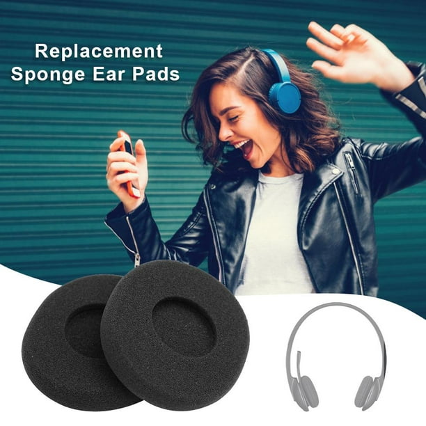 1 Pair Replacement Headphone Headset Pads Logitech H800 - Walmart.com