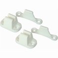 thumbnail image 1 of 2X Kit de Support de Porte en Forme de T Arrêt de Fixation Crochet en Plastique Compatible Support de Serrure de Porte pour Remorque RV Caravane - Blanc, 1 of 4