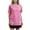 Pink, variant on Trendy Women's Plus Size Round Neck T-Shirt - Short Sleeved Solid Top for Everyday Style and Comfort Women's Crew Neck Shirt Basic Short Sleeves Summer T Shirt Tops