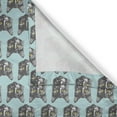 thumbnail image 4 of Ambesonne Cat Valance Pack of 2, Grey Kitten Portrait Pattern, 54"X12", Pale Blue and Grey, 4 of 5