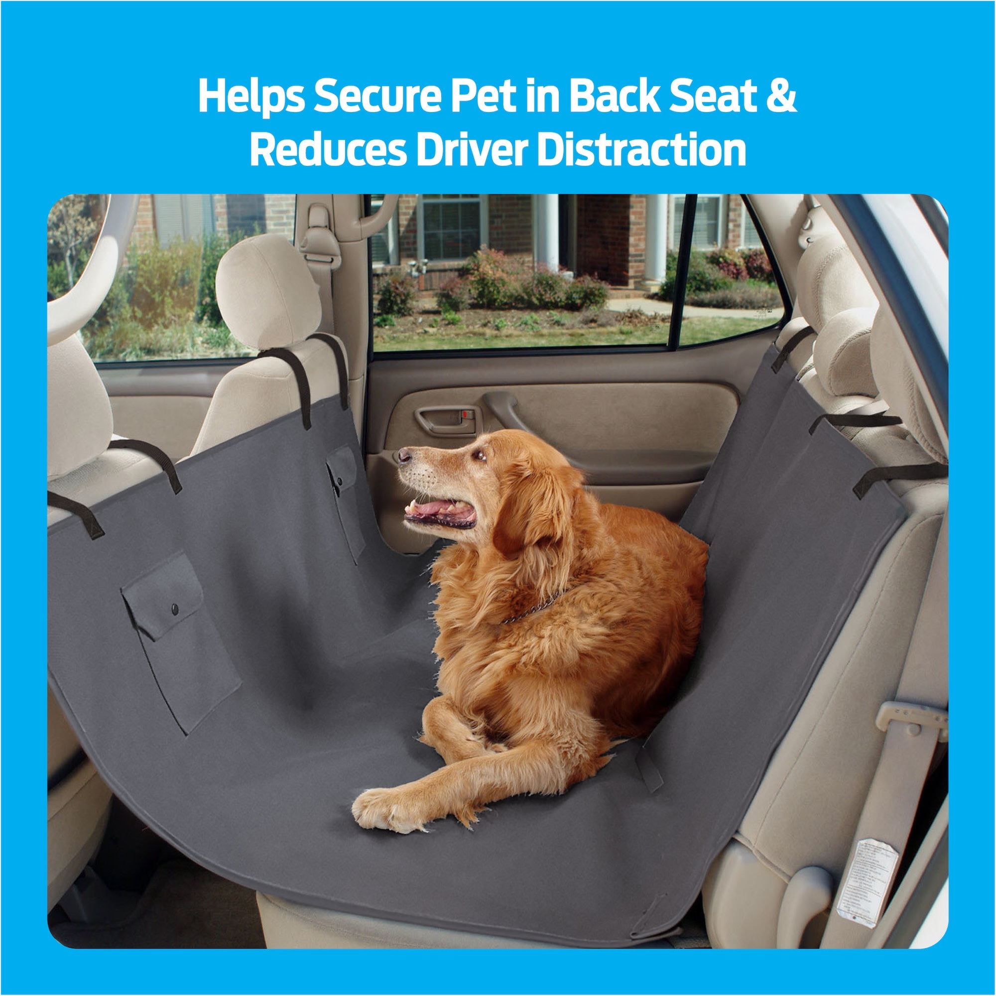 Premier Pet Car Hammock Seat Cover - Helps Secure Your Dog and Protect  Vehicle's Back Seat - Durable and Machine Washable Design Makes Clean Up  Easy - Walmart.com