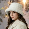 thumbnail image 4 of Winter Hat with Ear Thickened Warm Fisherman Style Cap for Girls, 4 of 5