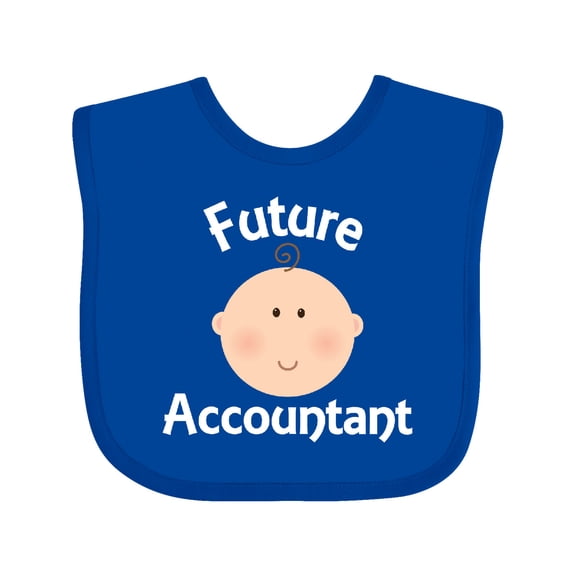 Inktastic Future Accountant Occupation Boys or Girls Baby Bib