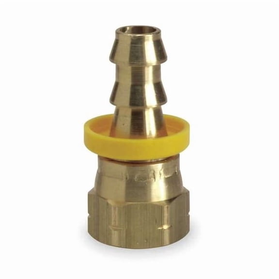 Speedaire Push on Hose Fitting,1/2"x3/4",BarbxJIC 5A248