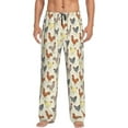 thumbnail image 1 of Fotbe Funny Chicken Pantalones de Pijama para Hombre, Pantalones de Dormir, Pantalones de Casa con Cintura Ajustable y Bolsillos-XX-Large, 1 of 6