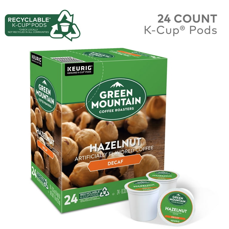 Hazelnut Decaf Coffee K-Cups, 24/Box Hazelnut Decaf Coffee K-Cups, 24/Box