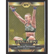 2025 Topps Finest UFC Golden Moments GM-1 Refractor Valentina Shevchenko MMA Card