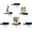 Black, variant on Small Floating Shelf, 4x4 Inch Display Ledges for Wall,Mini Shelves,Rustic Wood Shelf for Bedroom Living Room Bathroom Kitchen (4, Carbonized Black)