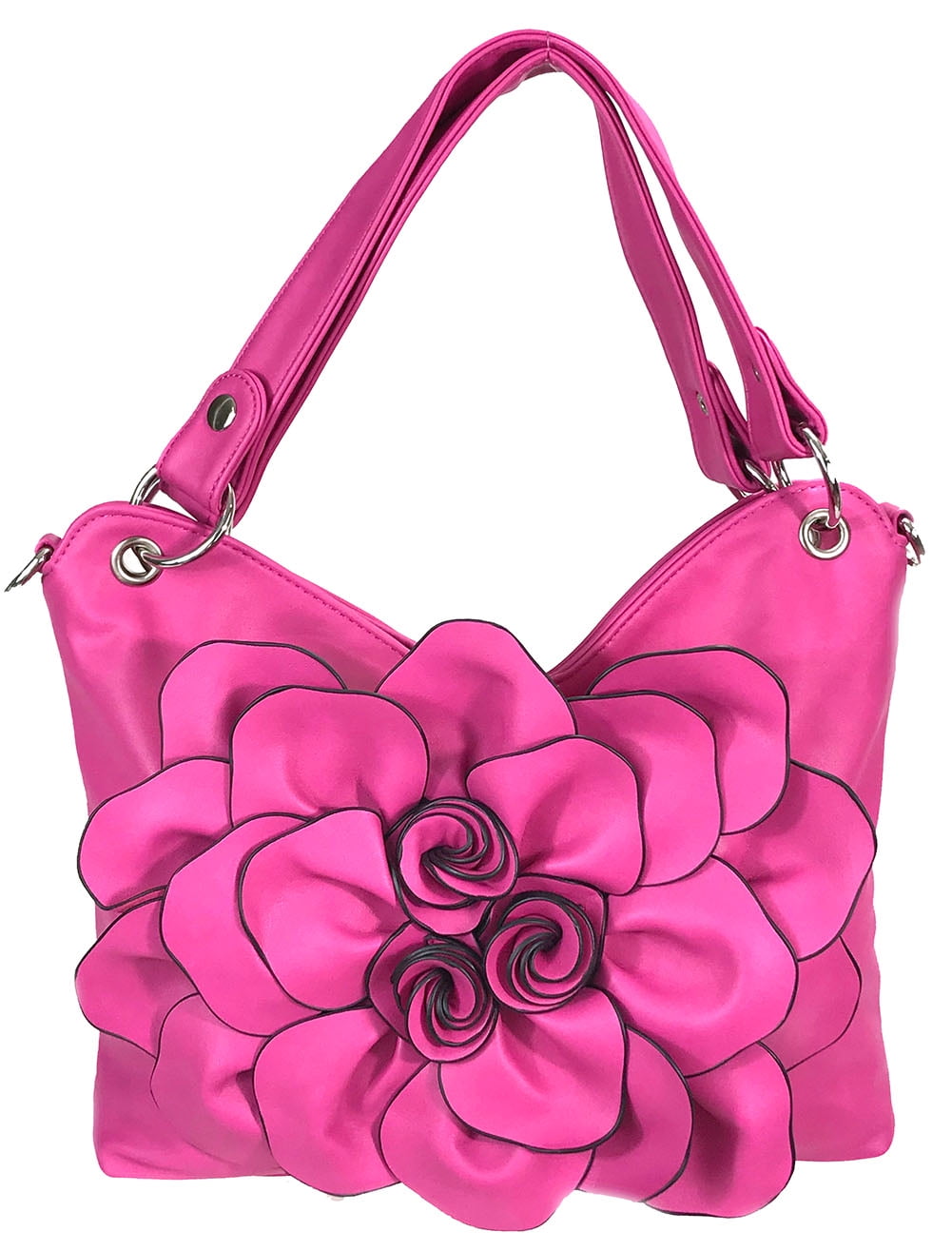 Zzfab Flower Purse  Fushia