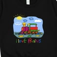 thumbnail image 3 of Inktastic I Love Trains Toddler Sweatshirt, 3 of 4