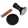 thumbnail image 5 of Coffee Espresso Tamper 51mm with WDT Tool Calibrated Spring Loaded, Silicone Mat, for Machine, 5 of 10