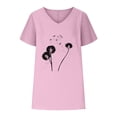 thumbnail image 4 of Summer Blouses for Women 2025 Plus Size Basic Fitted Short Sleeve Tees Women Tank Tops Loose Workout Generic Womens Tops, 4 of 4