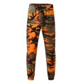 thumbnail image 4 of Gubotare Mens Pants Men's Slim Jogger Pants, -Sweatpants for Jogging Running Workout Exercise Gym Pants,Orange M, 4 of 4