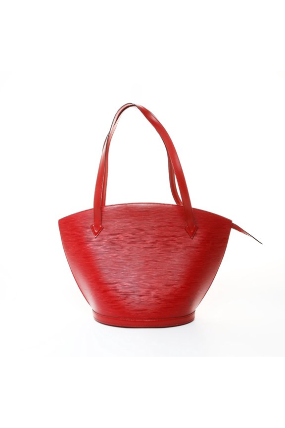 Pre-Owned Louis Vuitton 1993 Epi Saint-Jacques Shopping Shoulder Bag, Red, WS26590