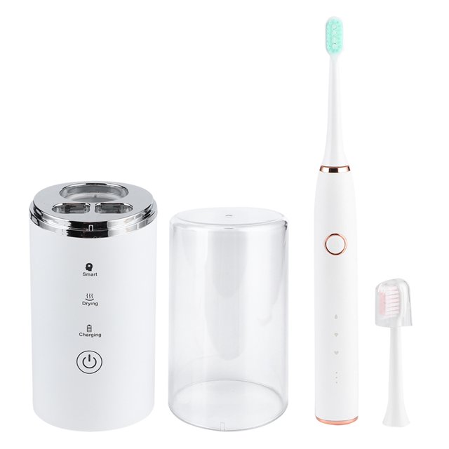 Suministros para el hogar, limpiador de cepillo de dientes de viaje portátil, limpiador de cepillo de dientes, cepillo de dientes eléctrico, estética elegante