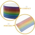 thumbnail image 3 of WASHWEPE 6 Rolls Tape Colored Plastic Colored Relief Stress for Parties, 3 of 8