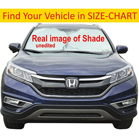 Car Sun Shade for Windshield Hassle-Free Size Chart for Your Car Truck Suv Minivan Excellent UV Reflector - Keeping You Cooler with a Pristine Interior Sunshades Easy To Use