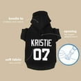 thumbnail image 3 of Pet Artist Pet Dog Hoodie Clothes Custom Personalized Name Number ID Warm Sweatshirt XS-5XL, 3 of 11