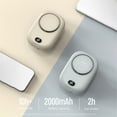 thumbnail image 6 of CoreLiving Portable Neck Fan, Hands Free Personal Cooling Fan with Adjustable Lanyard and Hidden Bracket, USB Rechargeable Bladeless Mini Fan, 3 Speeds, Silver, 1 Pack, 6 of 10