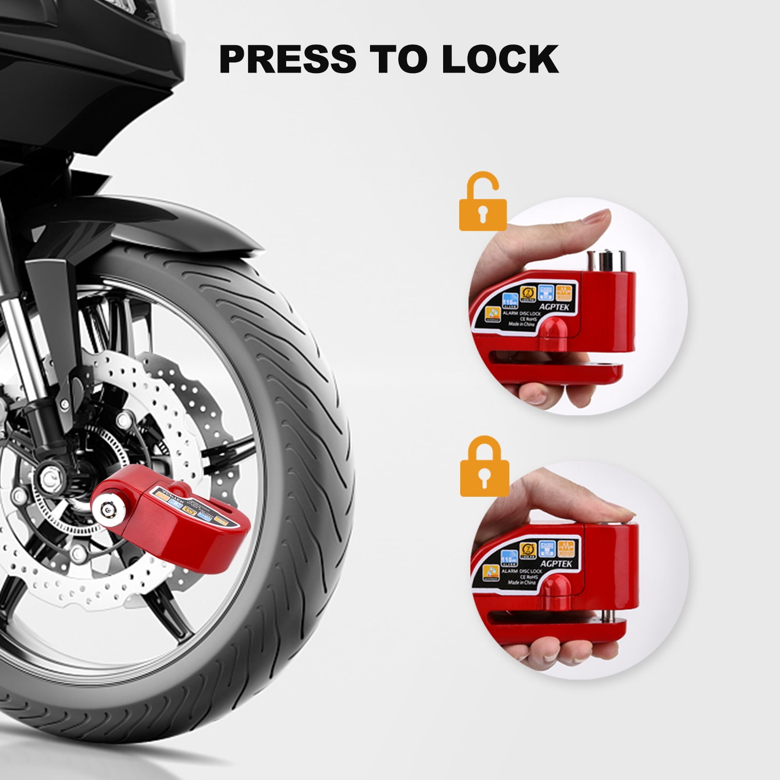 Disc Brake Best Motorcycle Alarm System 2021 Motorcycle Security