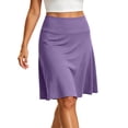 thumbnail image 7 of Squevariel Women's Casual Skirt Stretch Basic Skirt High Waist Relaxed Fit A-Line Solid Skirts, 7 of 7