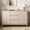 Beige, variant on May in Color 3-Drawer Bedside Table, Strong Wood Nightstand, for Bedroom, Living Room, Office, Natural Oak