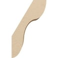thumbnail image 3 of Ekena Millwork 5"W x 6"D x 10"H Carmel Rough Cedar Woodgrain TimberThane Knee Brace, Primed, 3 of 6