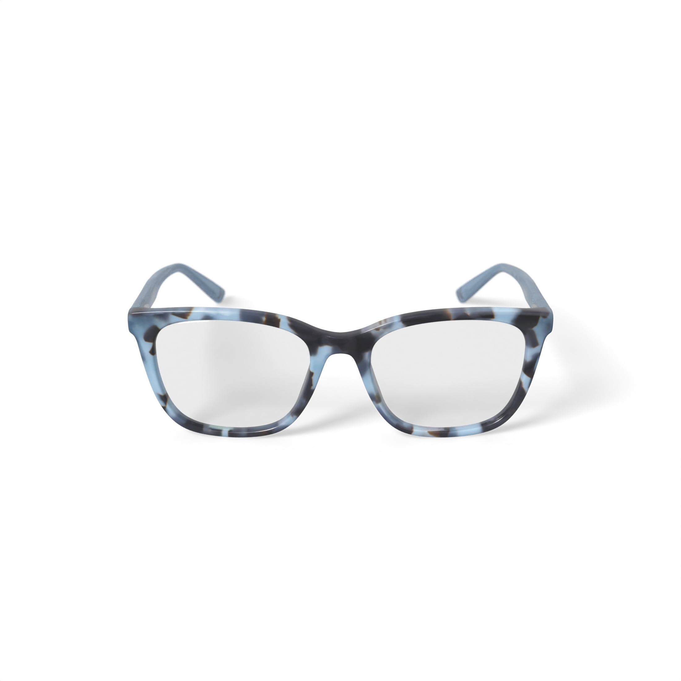 Hurley Womens Mar Prescription Eyeglasses with Case, Mint Blue Tortoise