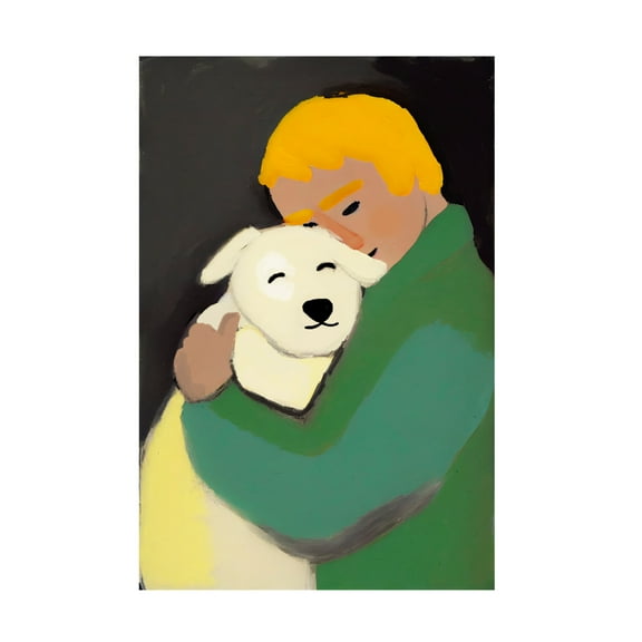 Trademark Fine Art Treechild Oh My Dog Canvas Wall Art