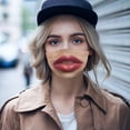 thumbnail image 5 of Riforla Halloween/Cosplay Funny Face Mask - Reusable for Cycling/Parties Face mask D, 5 of 5
