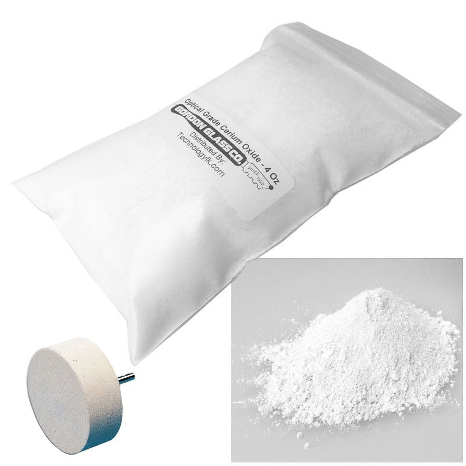Cerium Oxide High Grade Glass Polishing Compound - 1 Lb
