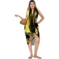 thumbnail image 3 of HAPPY BAY Women's Beach Swimwear Cover Up Bikini Wraps Sarong One Size Floral, Black, 3 of 4