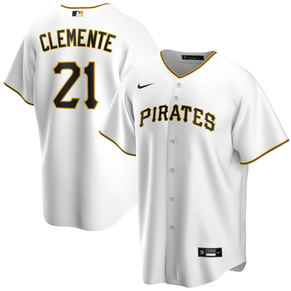 Roberto Clemente Pittsburgh Pirates Nike Home Replica Player Name ...