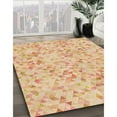 thumbnail image 2 of Ahgly Company Indoor Round Patterned Cardboard Brown Gold Area Rugs, 6' Round, 2 of 6
