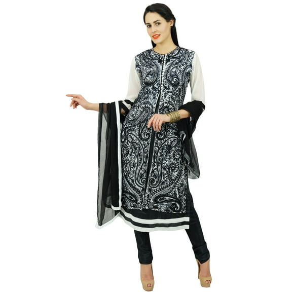 Atasi Combinaison Femme Anarkali Salwaar avec Vêtements Personnalisés Dupatta - Tailles Disponibles