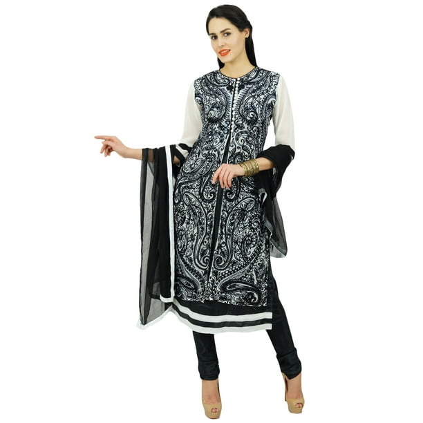 Atasi Femmes Anarkali Salwaar Costume avec des Vêtements Personnalisés Dupatta - Tailles Disponibles