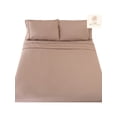 thumbnail image 3 of Juego de Sábanas Queen Size 2800 Hilos Extra Suave Premium Textura Rayada Soft Nature, 3 of 5