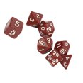 thumbnail image 4 of Dados multifacéticos, juego de dados poliédricos de 21 piezas Juego de dados de dados para juegos de rol Máxima comodidad, 4 of 8