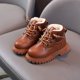 thumbnail image 1 of Botas Martin para niños otoño e invierno nuevas botas cortas de cuero con boca de lana botas cortas para niños botas individuales para niñas, 1 of 6