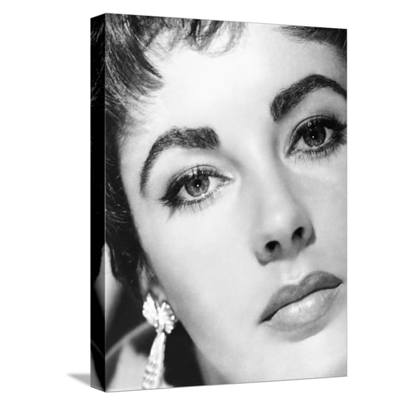 Art.com Elizabeth Taylor, Ca. Mid-1950s Stretched Canvas Print Wall Art, 12" x 16"