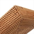 thumbnail image 4 of Rattan Napkin Holder Square,Wicker Basket for Kitchen,Flat Holders Paper Napkins,Woven, 4 of 4