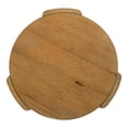 thumbnail image 5 of Furniture of America Honora Modern Wood 20-inch Oval End Table with Plinth Base, Walnut, 5 of 5
