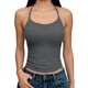 thumbnail image 1 of Camisetas sin Mangas para las Mujeres con Cuello Redondo sin Espalda Camisetas de Moda Casual de Poliéster de Longitud Regular, 1 of 5