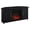 Black, variant on Crosley Furniture Camden 48"Wood Corner TV Stand with Fireplace in Whitewash